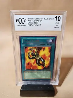 Yu-Gi-Oh! TCG Final Flame Legend of Blue Eyes White Dragon LOB-EN100... BCCG 10 - Image 1