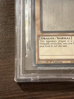 2022 YU-GI-OH! 1ST EDITION #EN175 BLUE-EYES WHITE DRAGON - Ghost Rare - BGS 8.0 - Image 4