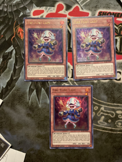 Yugioh | 3x | Fire Flint Lady | BLAR | 1st Edition | Ultra Rare | Near Mint (NM) - Image 1