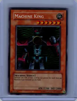 Yugioh Duelist League Promo #DL4-001 Machine King Lightly played - Image 1