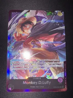 Monkey.D.Luffy (Sound Loader Vol. 1) OP05-060 One Piece Promotion Cards Foil NM - Image 1