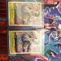 One Piece Card Game Boa Hancock prb02-017 sr Holo x2 English Standard Cards - Image 1