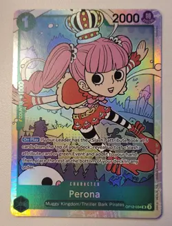 One Piece Perona OP12-034 Legacy of the Master Foil - English - Image 1