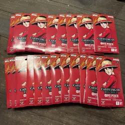 Lot of (20) One Piece English OP-13 Carrying On His Will Sleeved Booster Packs - Image 1