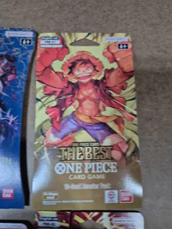 One Piece PRB-01, 02,OP-3,05 Sleeved Booster Packs Factory Sealed LOT OF 4 - Image 3