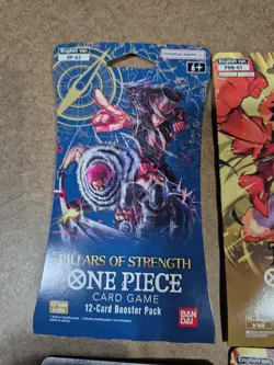 One Piece PRB-01, 02,OP-3,05 Sleeved Booster Packs Factory Sealed LOT OF 4 - Image 4