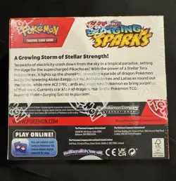 Pokemon TCG Scarlet Violet Surging Sparks Booster Box Sealed with Acrylic Case - Image 3