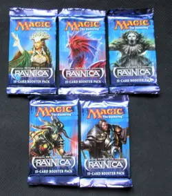 MTG Magic The Gathering RETURN TO RAVNICA Sealed Booster Packs x 5 Packs - Image 1