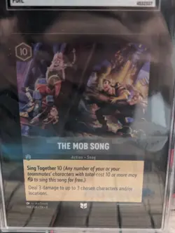 Disney Lorcana The Mob Song 198/204 Foil Gem Mint SGC 10 - Image 2