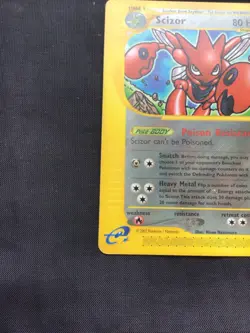 Pokemon Cards: Aquapolis Rare: Scizor 32/147 - Image 5