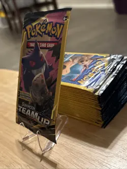 1 Pokemon Team Up Booster Pack (3 Card Pack) - Sealed - Random Artwork On Pack - Image 5