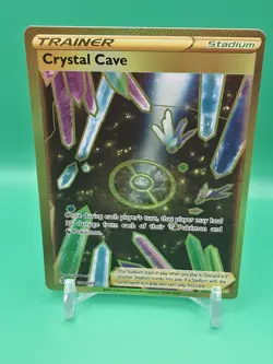 Pokemon Evolving Skies Gold Secret Card Crystal Cave 230/203 - Image 1