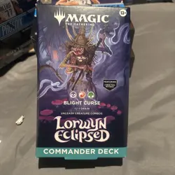 Magic the gathering Lorwyn Eclipsed - Commander Deck Blight Curse Factory Sealed - Image 1