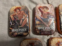 One Piece Card Game Tin Pack Set Vol. 2. Lot Of 5 Tins Sealed OP-13 - Image 5