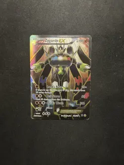 Pokemon Zygarde EX 054A/124 Full Art Alternate Art Promo Holo Trading Card - Image 1