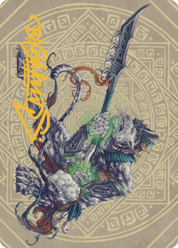 Kutzil, Malamet Exemplar Art Card - Gold-Stamped Signature~50/81~NM~Art Series: - Image 1