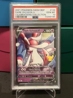 Dark Sylveon V SWSH134 SWSH: Sword & Shield Promo Cards Holo - Image 1