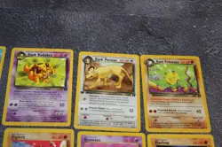 Lot of 18 Vintage Pokemon Cards Team Rocket Starter Set from 2000, All Different - Image 3