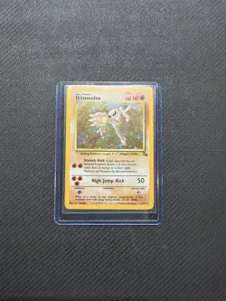 Hitmonlee Holo 7/64 Jungle Set Rare Pokemon Card Vintage 1999 WOTC LP - Image 3