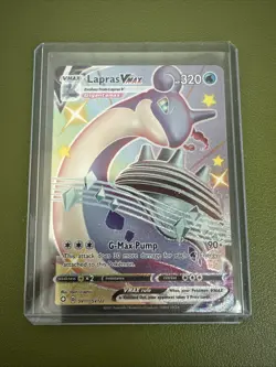 Pokemon TCG Lapras VMAX Holo Rare Card Shining Fates SV111/SV122 - Image 1