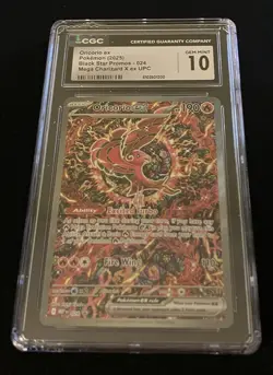 Oricorio Ex Black Star Promo 024 Mega Charizard X UPC Promo CGC 10 Gem Mint - Image 1