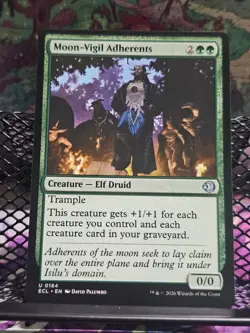 Moon-Vigil Adherents - 0184 - Lorwyn Eclipsed ECL - MTG - NM/M - Image 1