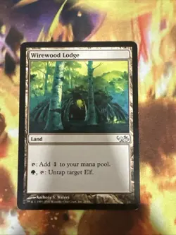 Magic The Gathering MtG Elves vs. Goblins Wirewood Lodge LP - Image 1