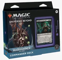 Magic The Gathering: Warhammer 40K Necron Dynasties Commander Deck Sealed MIB - Image 1