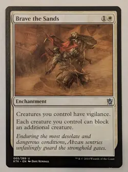 Brave the Sands x1, LP, Khans of Tarkir #5 - Image 1
