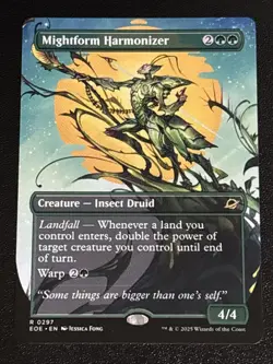 MTG Edge of Eternities Mightform Harmonizer Borderless 0297 NM Rare - Image 1