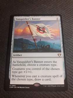 Vanquisher's Banner - 0982 CMM MTG - Rare N/M - Image 1
