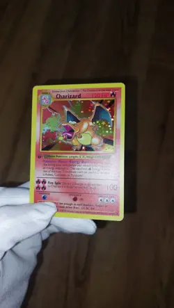 Charizard 4/102 - 1st Edition shadowless - Pokemon Base Set 1999 - Artcard/Deko. - Image 3