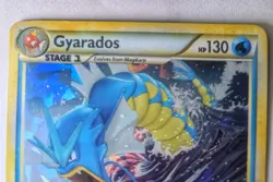 Gyarados 4/123 Rare Cracked Ice Holo Pokemon Card Heart Gold Soul Silver Mp - Image 2