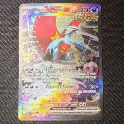 Roaring Moon EX 251/182SV04: Paradox Rift Special Illustration Rare Pokemon TCG - Image 1