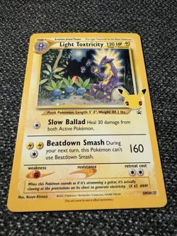 Pokemon Card TCG - Light Toxtricity SWSH137 Black Star Promo Celebrations NM - Image 2