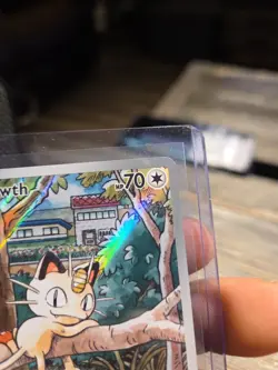Pokemon TCG Meowth 106/094 Illustration Rare Holo Me02: Phantasmal Flames 2025 - Image 5