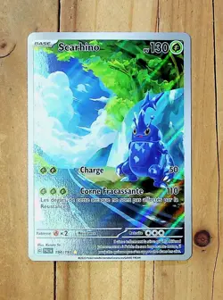 Carte Pokemon Scarhino 194/193 AR - EV02 Evolution a Paldea FR Neuf - Image 1
