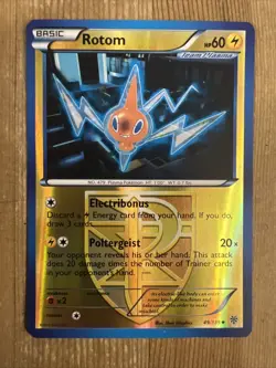 Pokemon TCG Rotom Black and White Plasma Storm 49/135 Reverse Holo Uncommon VLP - Image 1