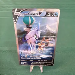 Pokemon Ice Rider Calyrex V Ultra Rare Full Art Holo 164/198 Chilling Reign - Image 1