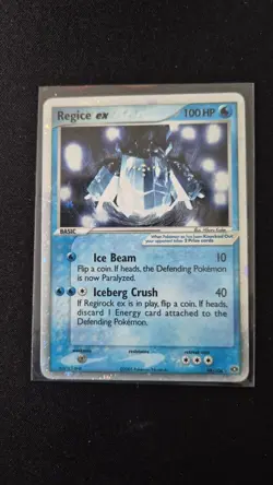 Pokemon Regice ex 98/106 EX Emerald Holo Rare Mint Unplayed - Image 1