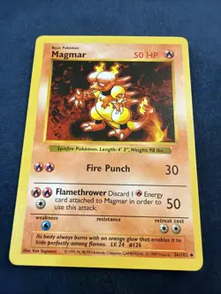 MAGMAR 36/102 BASE SET POKEMON TCG VINTAGE - Image 1
