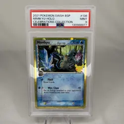 Mimikyu SWSH136 Pokemon Celebrations Promo PSA Mint 9 Delta Species - Image 1