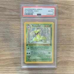 1999 POKEMON JUNGLE 1ST EDITION #14 VICTREEBEL-HOLO PSA 8 #14 - Image 1