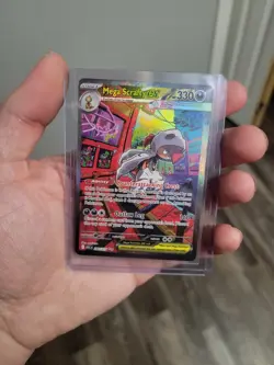 Pokemon Mega Scrafty Ex 285/217 Ascended Heroes SIR ENGLISH🔥 - Image 1