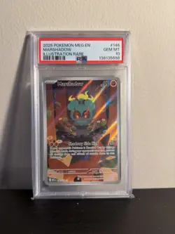 2025 POKEMON MEG EN-MEGA EVOLUTION ILLUSTRATION RARE #146 MARSHADOW PSA 10 - Image 1