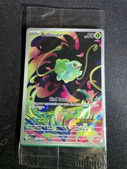 Bulbasaur 133/132 Mega Evolutions Stamped Box Topper Pokemon Promo mint SEALED - Image 1