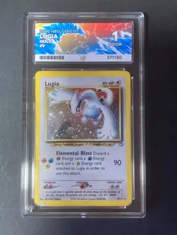 Pokemon TCG Lugia 9/111 2000 Neo Genesis Holo Ace Grade 1 - Image 1