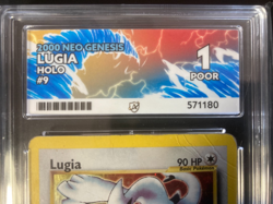Pokemon TCG Lugia 9/111 2000 Neo Genesis Holo Ace Grade 1 - Image 4