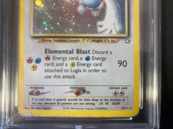 Pokemon TCG Lugia 9/111 2000 Neo Genesis Holo Ace Grade 1 - Image 5