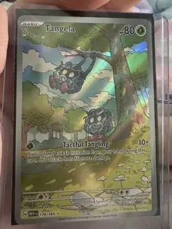 2023 Pokemon TCG Tangela 178/165 SV Scarlet & Violet 151 Illustration Rare Holo - Image 1